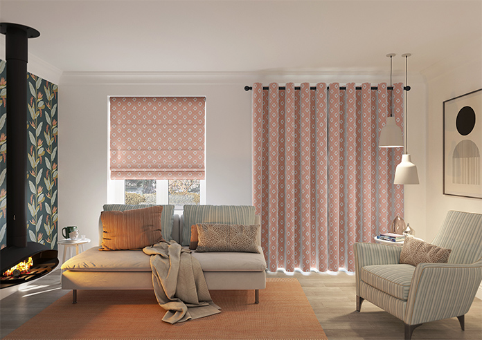 Huaraz Velvet, Peach - Made to Measure Curtains - Image 15